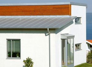 Neubau mit Lindab Dachrinnen