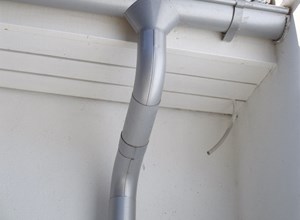 Eine optisch ansprechende Dachrinne